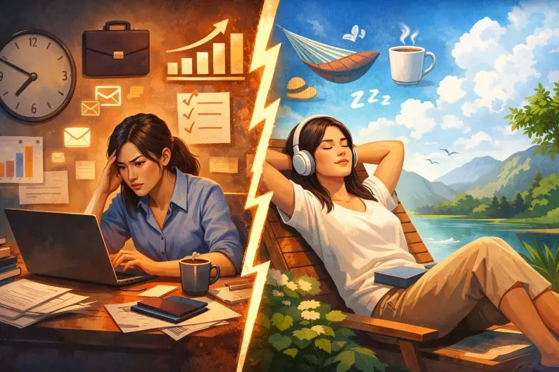 Produktif Itu Penting, Tapi Kapan Kita Harus Istirahat Tanpa Rasa Bersalah?